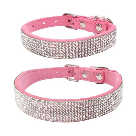 small dog rhinestone collars|female dog collars with bling.